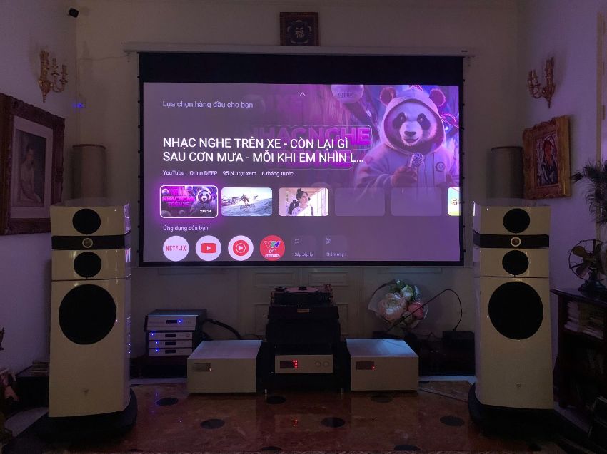 Màn Chiếu Điện 120 Inch 2m66 x 1m49 Dalite - Mã T120D Tỷ Lệ 16 : 9