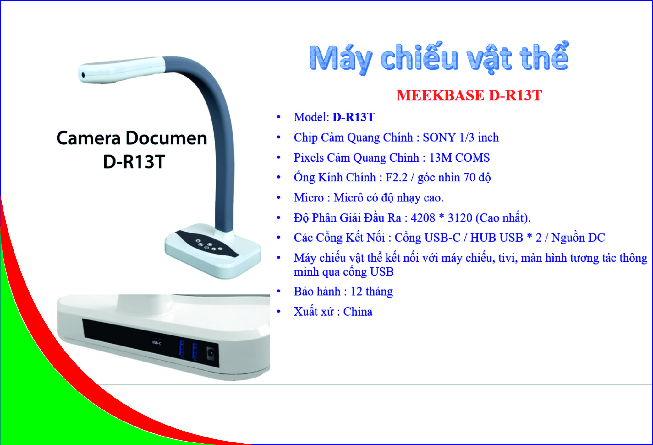 MAY CHIEU VẢT THE D-R13T 4K